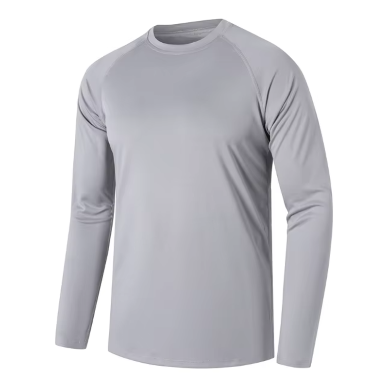 Katoenen T-shirt met lange mouwen voor heren