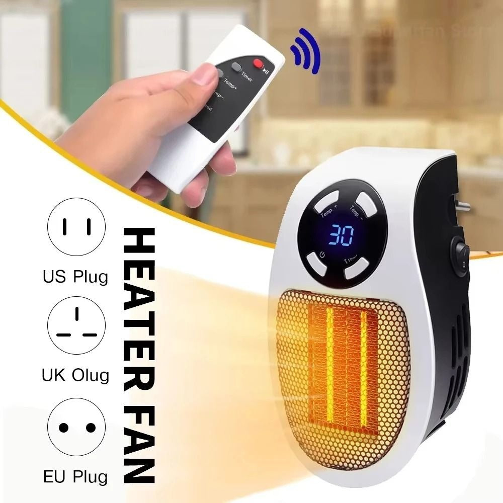 Keramische Wandverwarming met Afstandsbediening en Snelle Opwarming