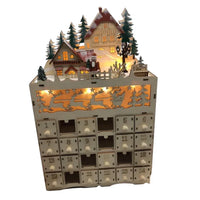 Kerst adventskalender met 24 vakjes om te vullen
