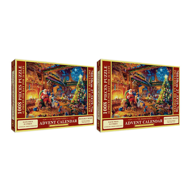 Kerst puzzel adventskalender – 24 dagen aftellen