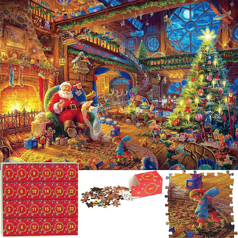 Kerst puzzel adventskalender – 24 dagen aftellen