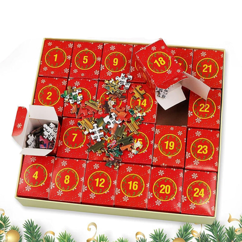 Kerst puzzel adventskalender – 24 dagen aftellen