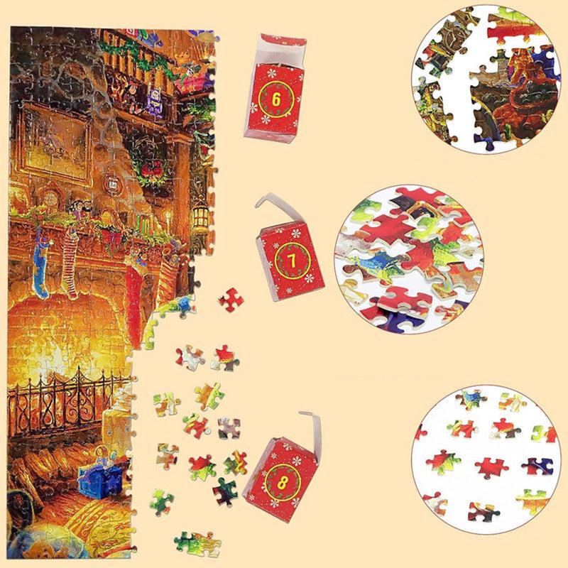 Kerst puzzel adventskalender – 24 dagen aftellen