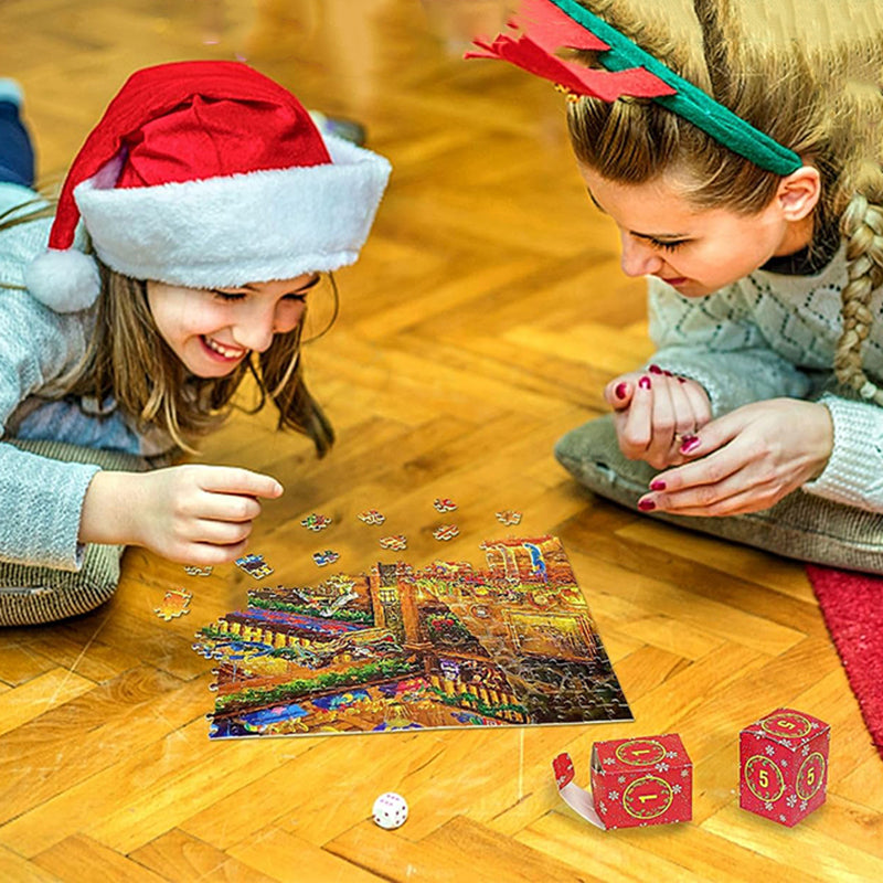 Kerst puzzel adventskalender – 24 dagen aftellen