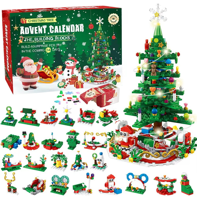 Kerstboom-adventskalender 2026 – DIY-bouwpakket voor kerstdecoratie