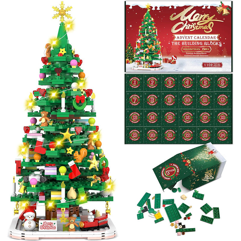Kerstboom-adventskalender 2026 – DIY-bouwpakket voor kerstdecoratie