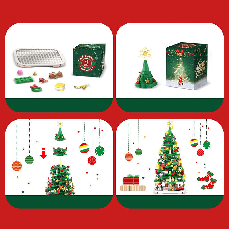 Kerstboom-adventskalender 2026 – DIY-bouwpakket voor kerstdecoratie