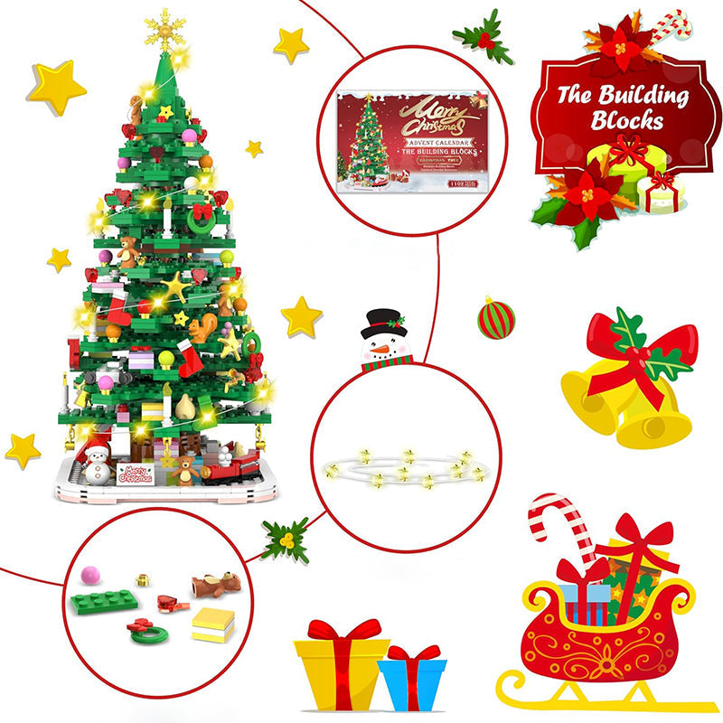 Kerstboom-adventskalender 2026 – DIY-bouwpakket voor kerstdecoratie