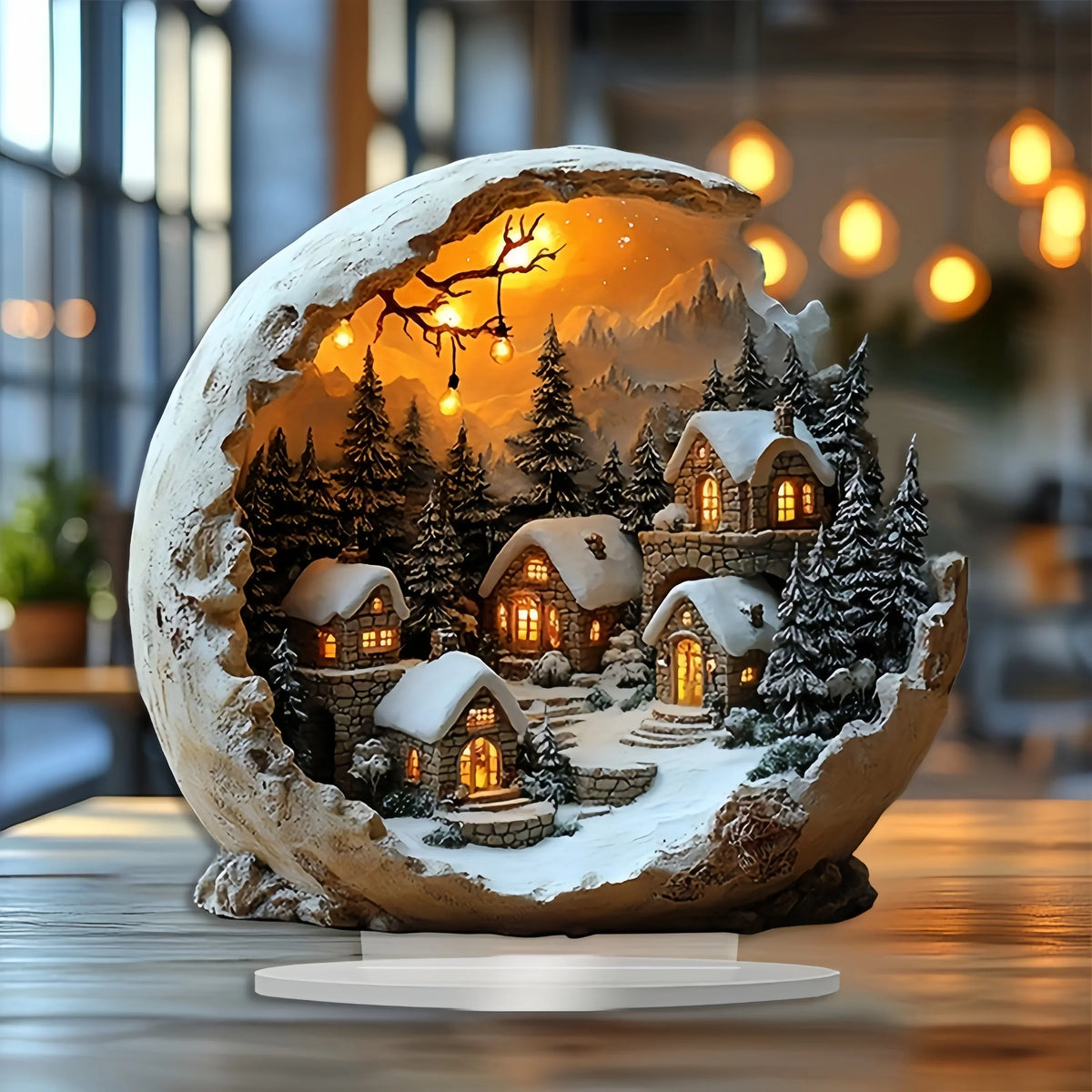 Kerstdecoratie in bohostijl - Decoratief acrylfiguur