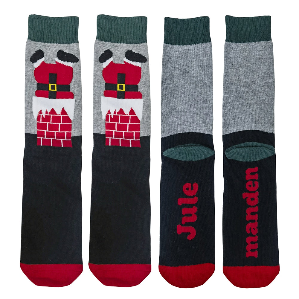 Kerstsokken - 5 paar in verschillende motieven en kleuren