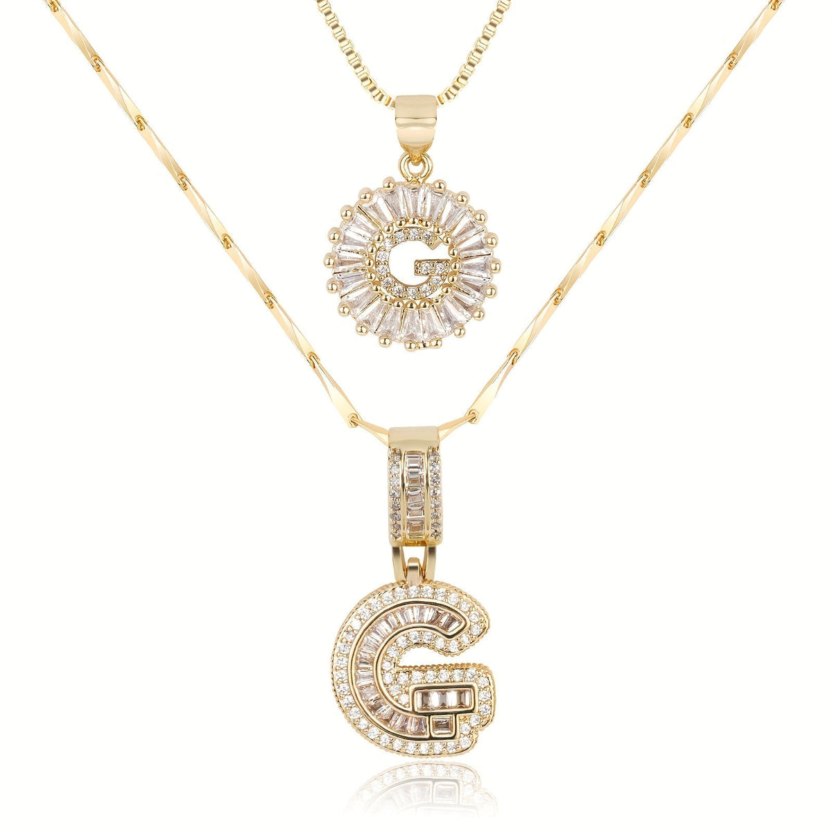 Ketting met Initiaalhanger - Luxe Glans