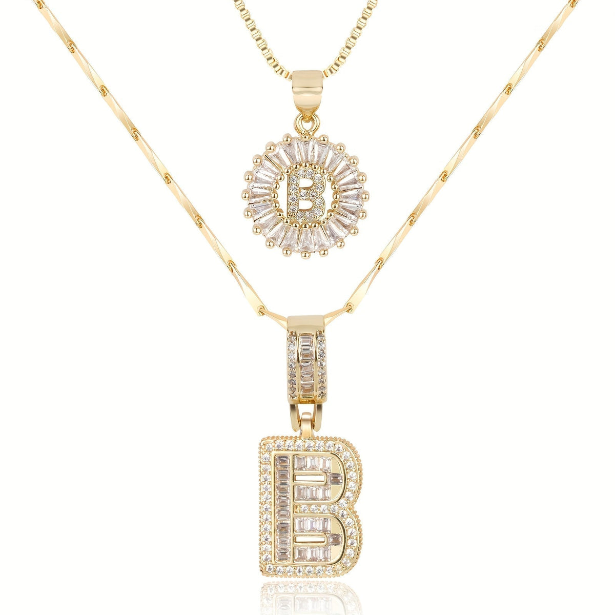 Ketting met Initiaalhanger - Luxe Glans