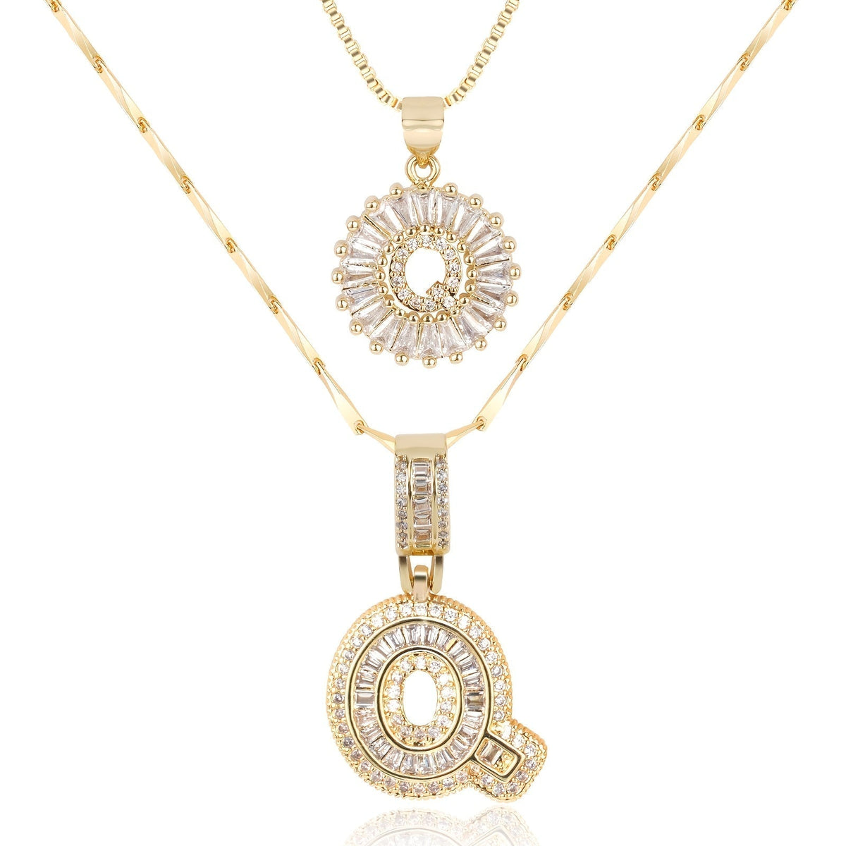 Ketting met Initiaalhanger - Luxe Glans
