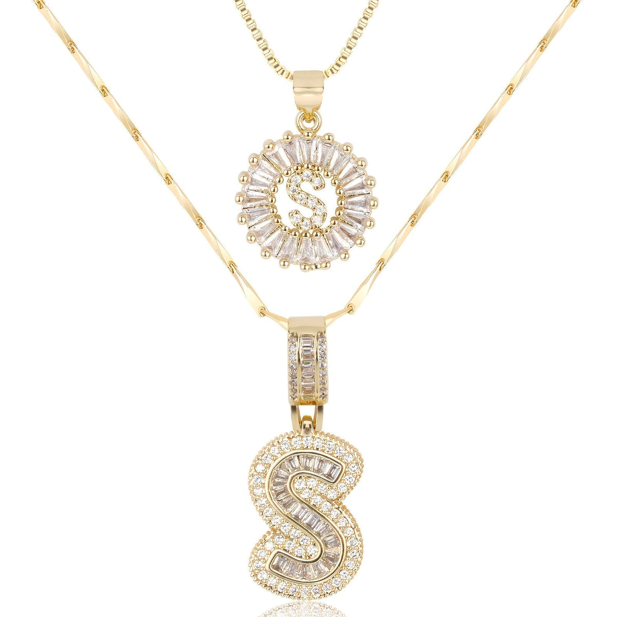 Ketting met Initiaalhanger - Luxe Glans