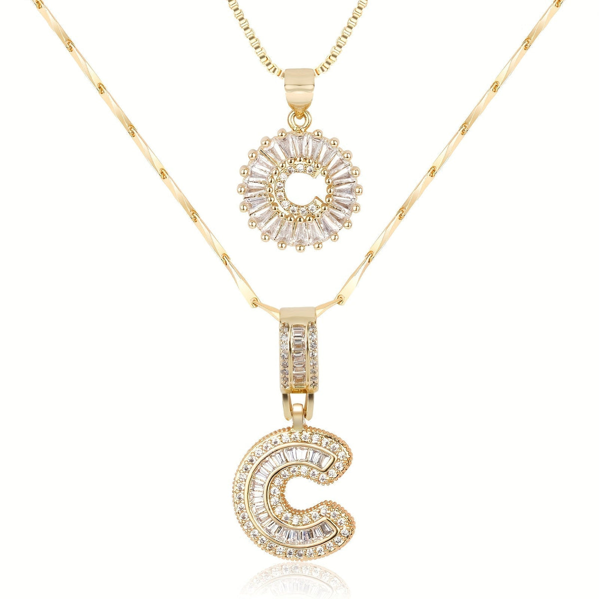 Ketting met Initiaalhanger - Luxe Glans