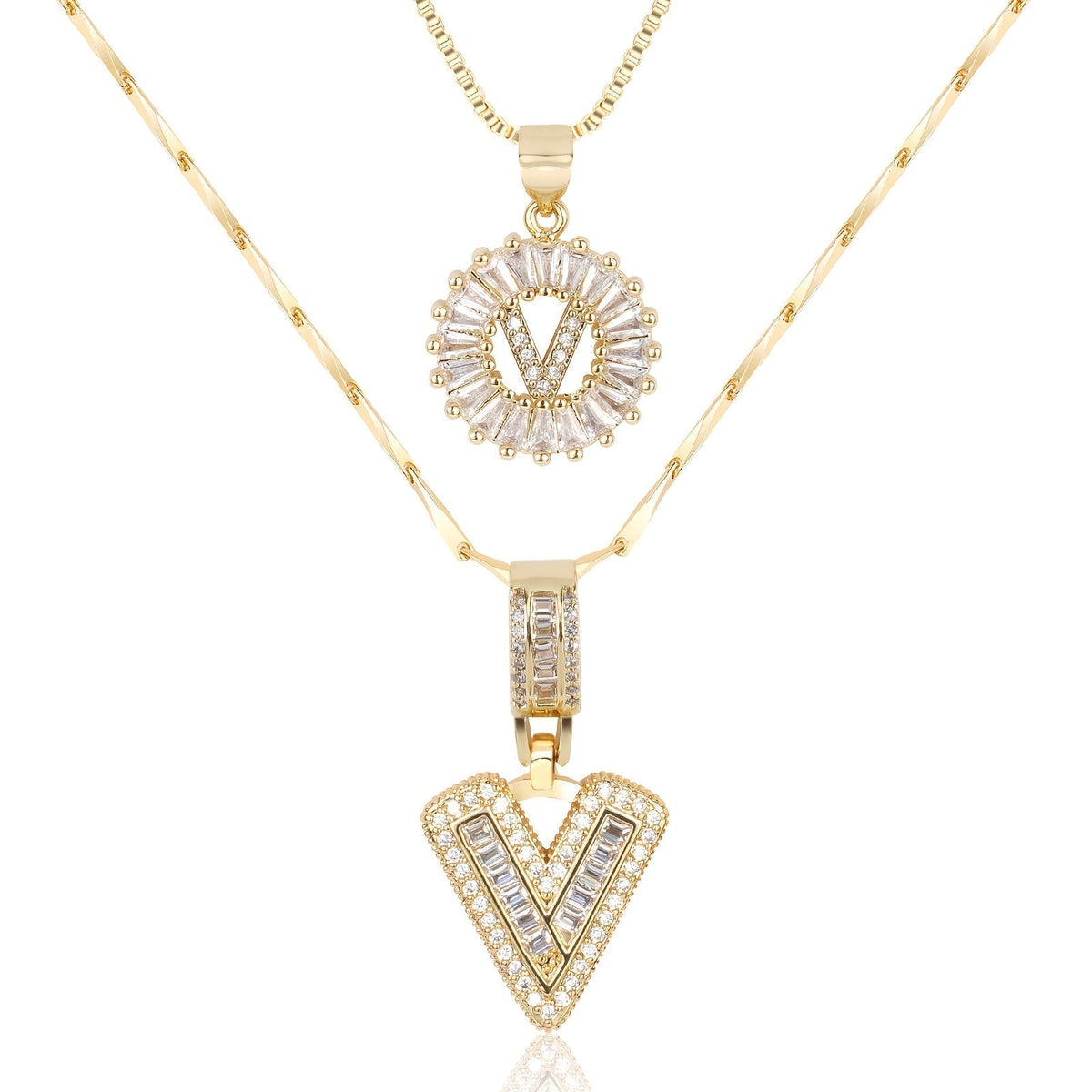 Ketting met Initiaalhanger - Luxe Glans