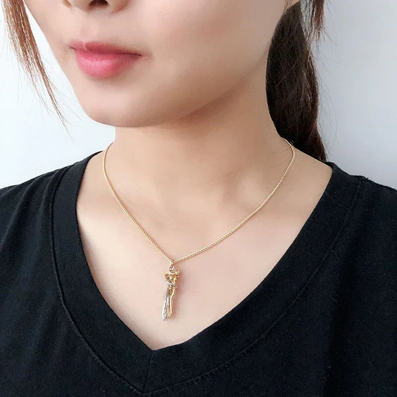 Ketting met knuffelhangertje - Symboliseert warmte, verbondenheid en oprechte genegenheid