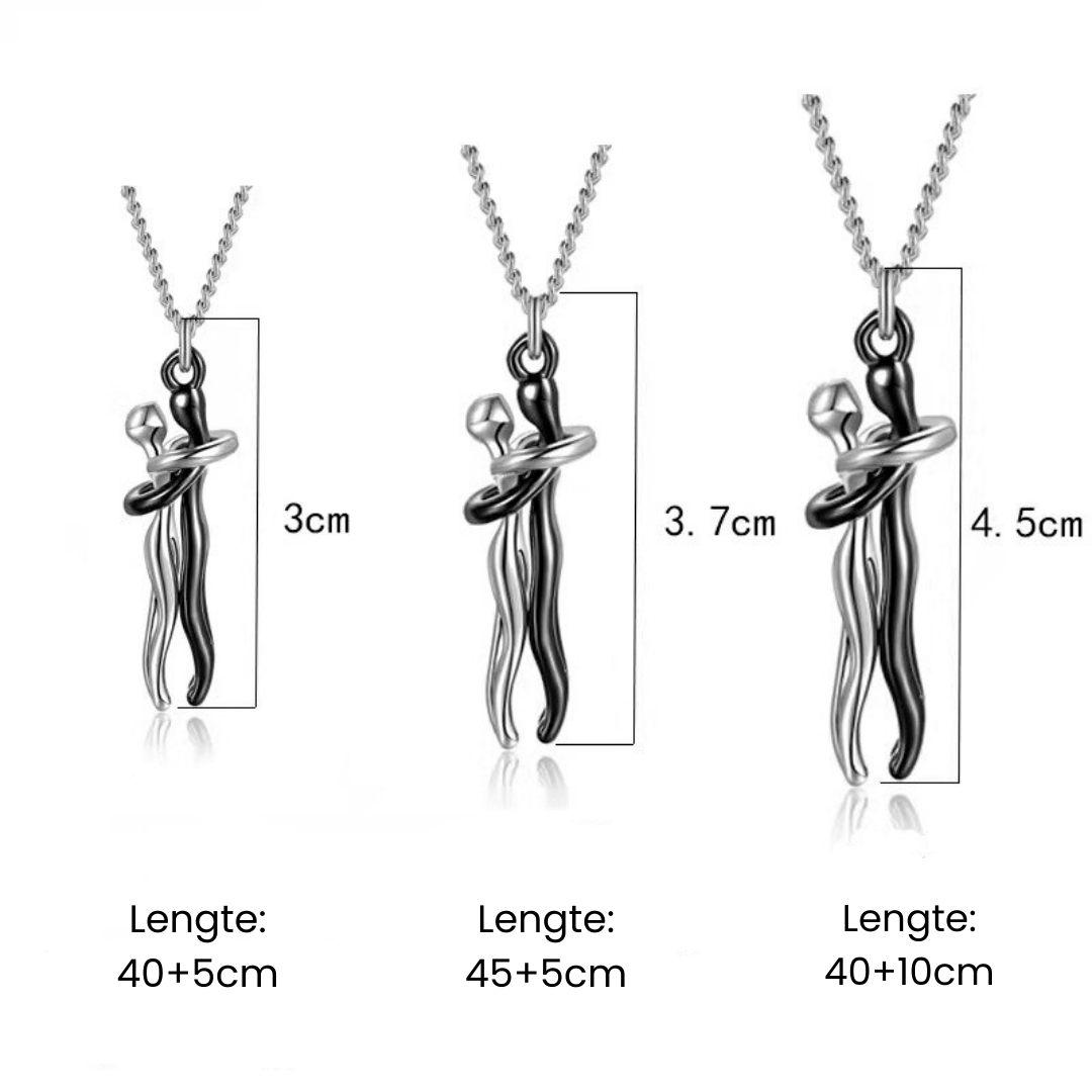 Ketting met knuffelhangertje - Symboliseert warmte, verbondenheid en oprechte genegenheid