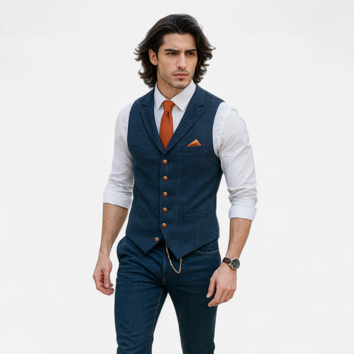 Klassiek vintage herengilet