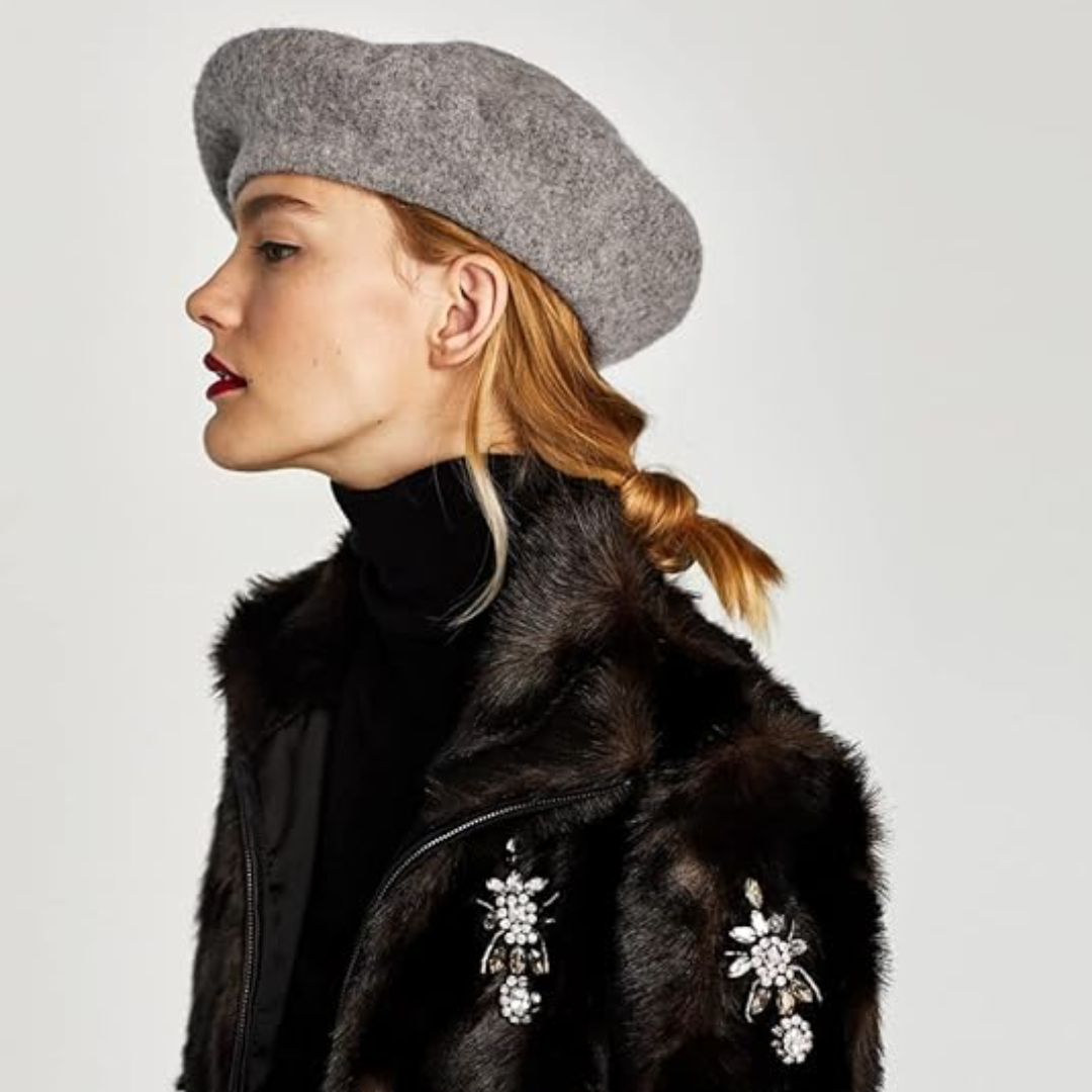 Klassieke Franse wollen baret