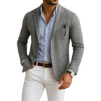 Klassieke herenblazer met kraag