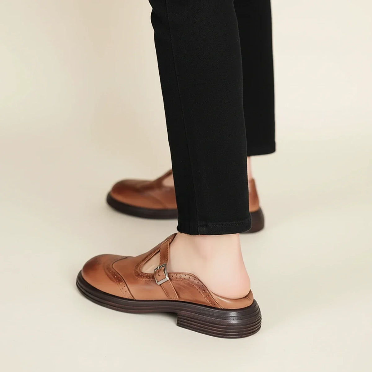 Klassieke Mary Jane schoenen voor dames met T-bandje