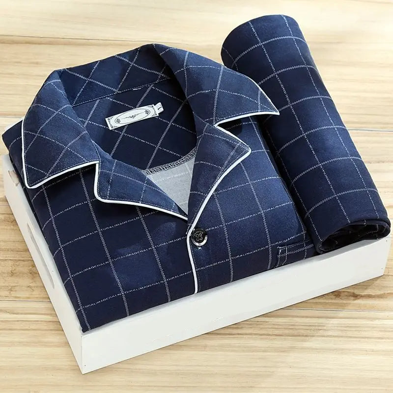 Klassieke pyjamaset voor heren
