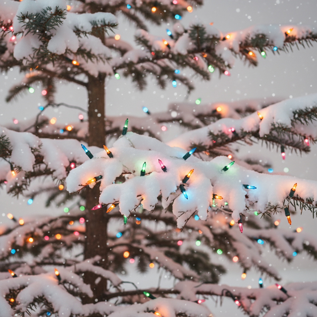 Kleurrijke miniatuur kerstverlichting met 100 lampjes | Voor binnen en buiten | Feestdecoratie