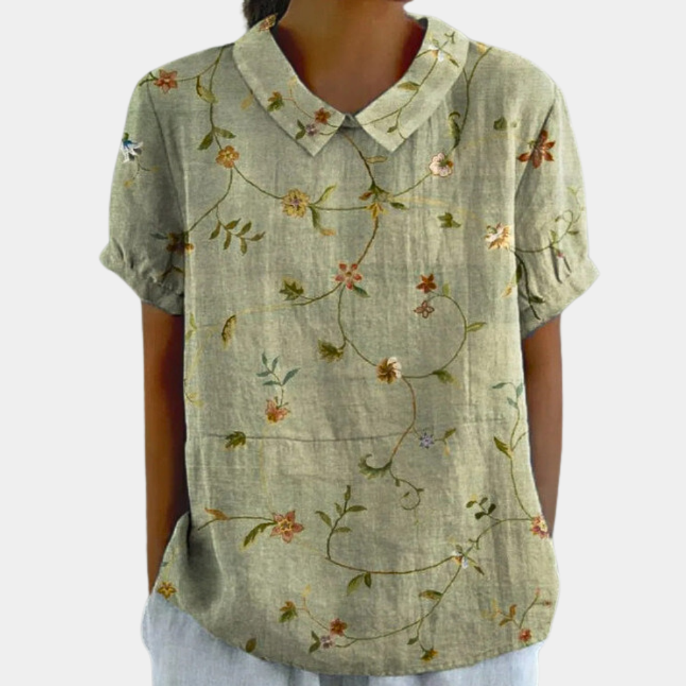 Kleurrijke zomerblouse voor dames - Comfort en stijl
