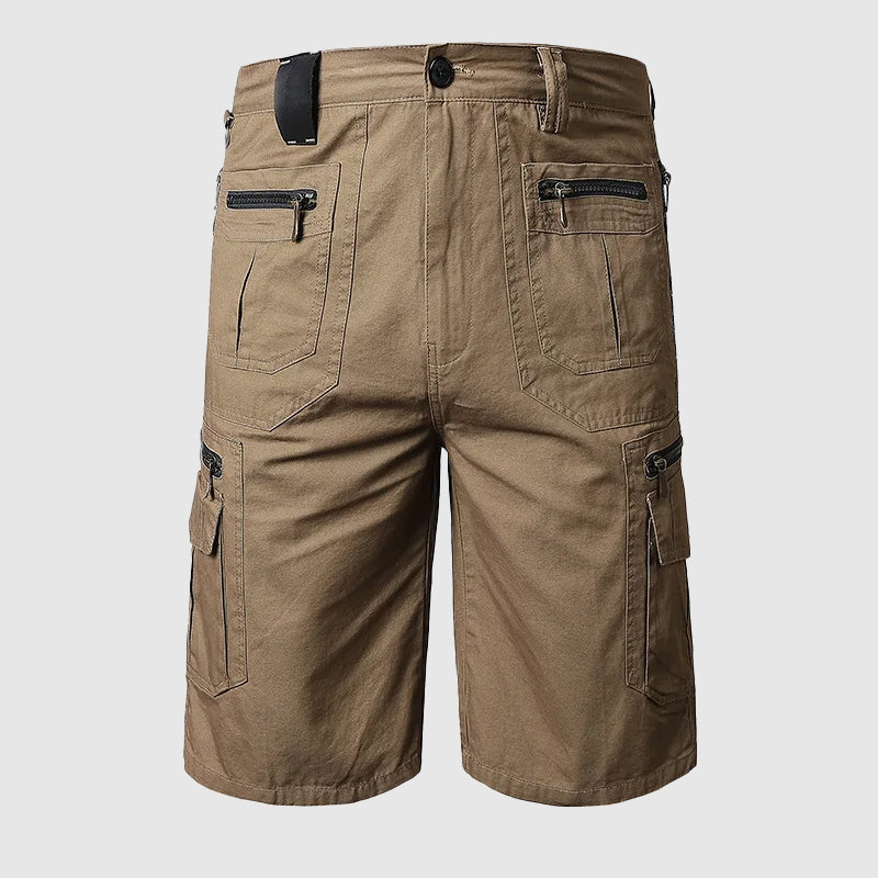 Knielange cargoshorts voor heren
