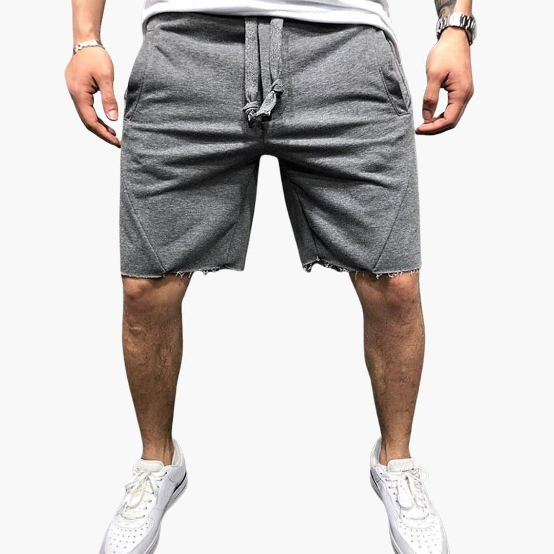Knielange herenshorts met trekkoord voor de zomer