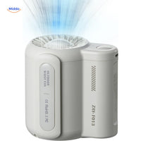 Krachtige mini-ventilator met dubbele clip voor wandelen, kamperen en andere activiteiten