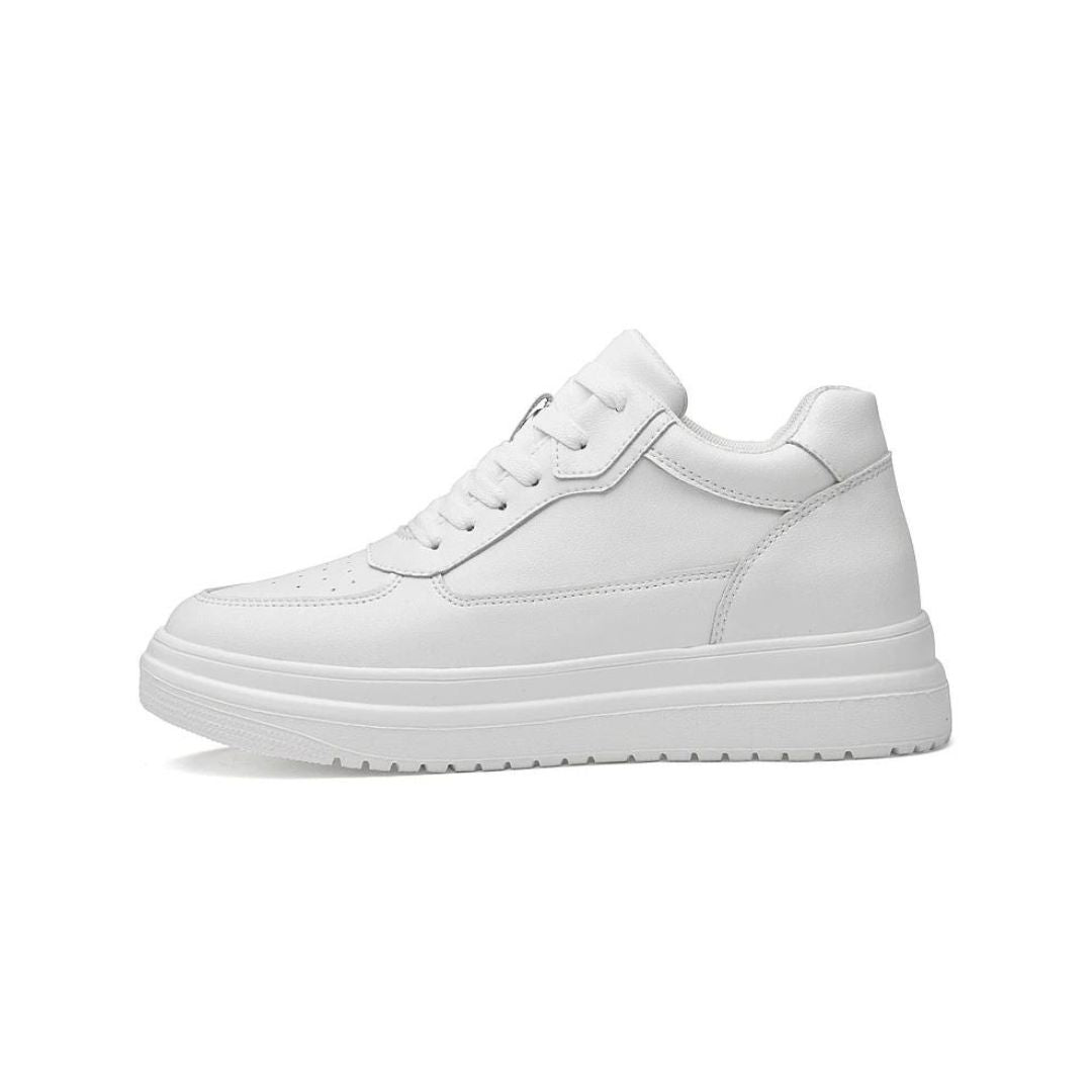Lage herensneakers met verhogende zool – Discrete lengte, comfort en stijl