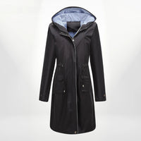 Lange anorak met capuchon voor dames