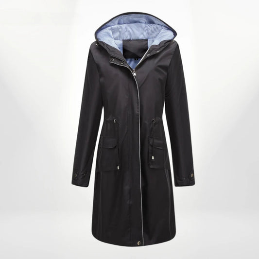 Lange anorak met capuchon voor dames