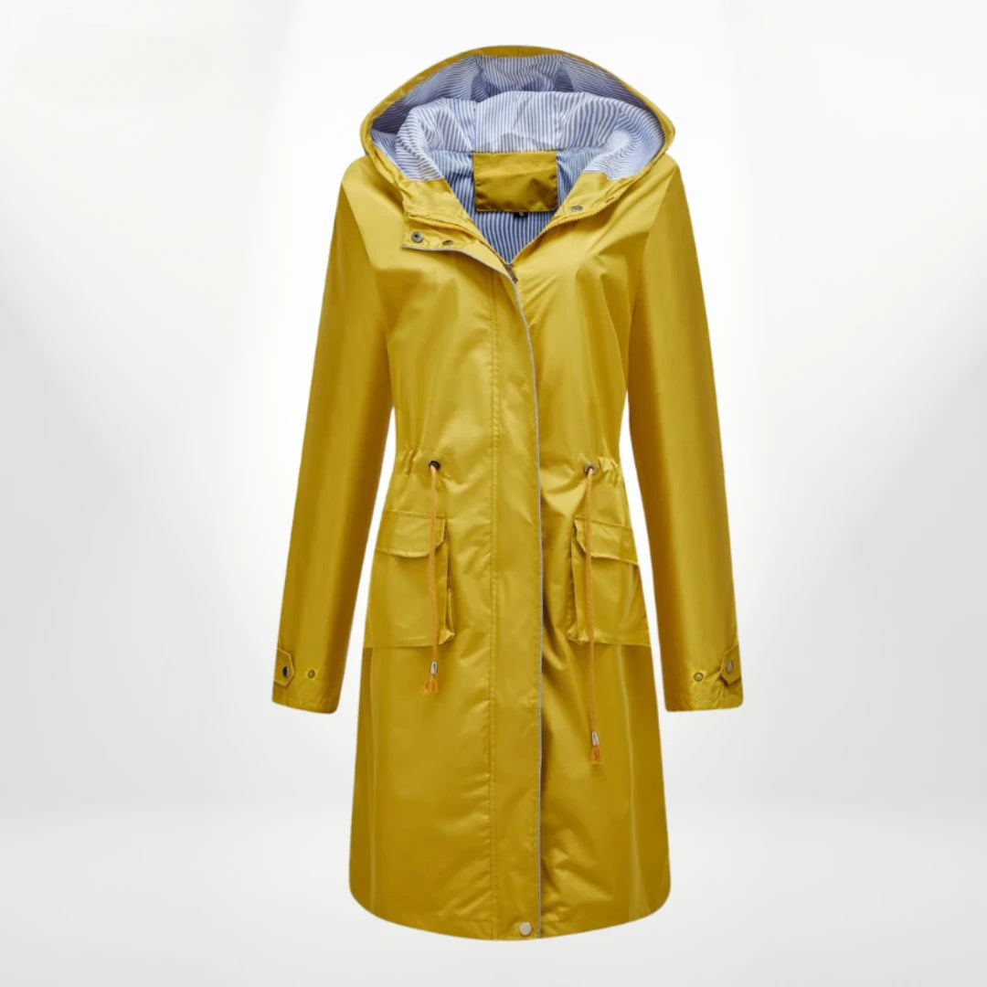 Lange anorak met capuchon voor dames