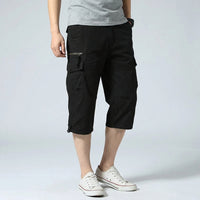 Lange cargoshorts