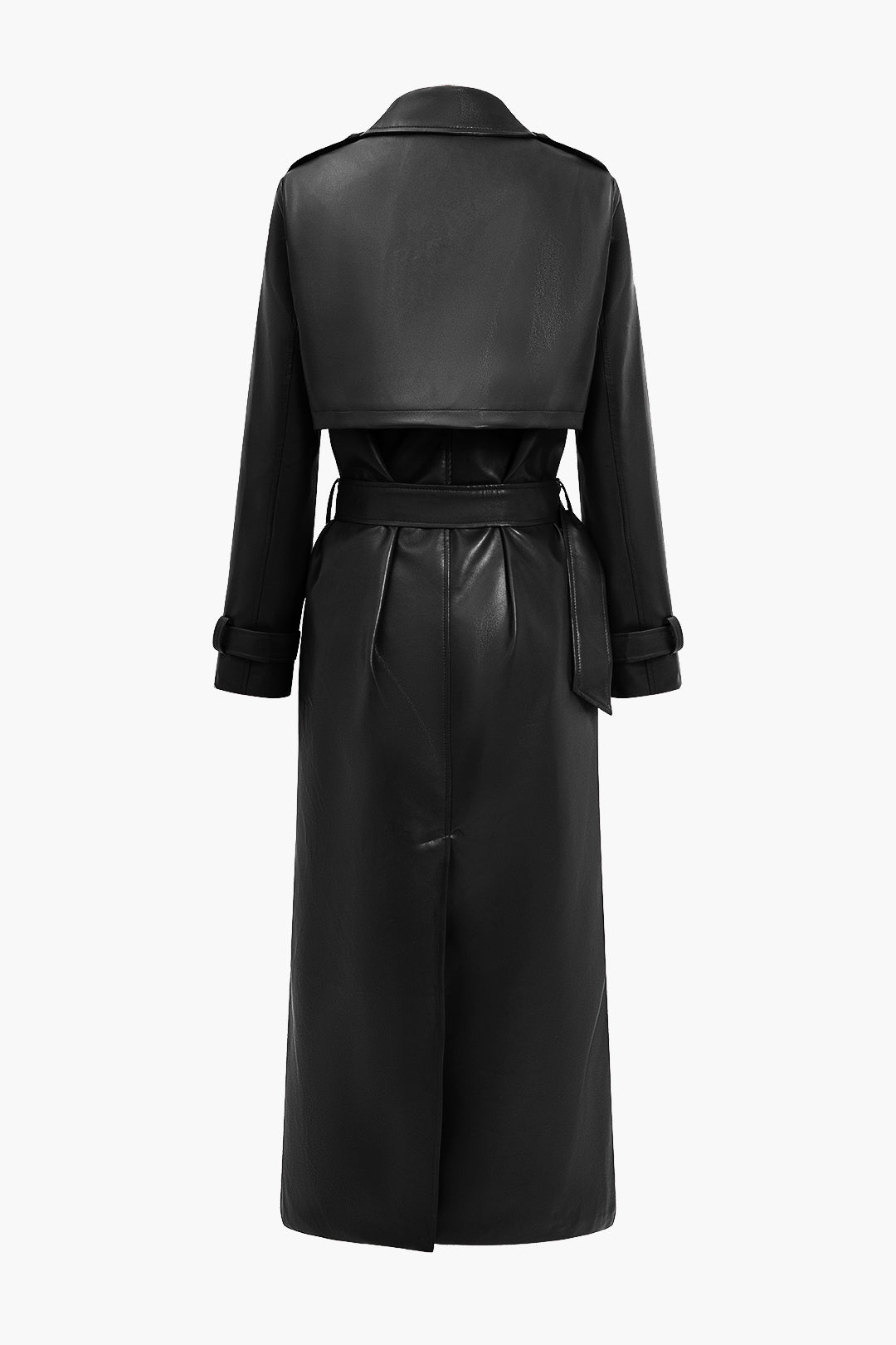 Lange trenchcoat met riem voor dames