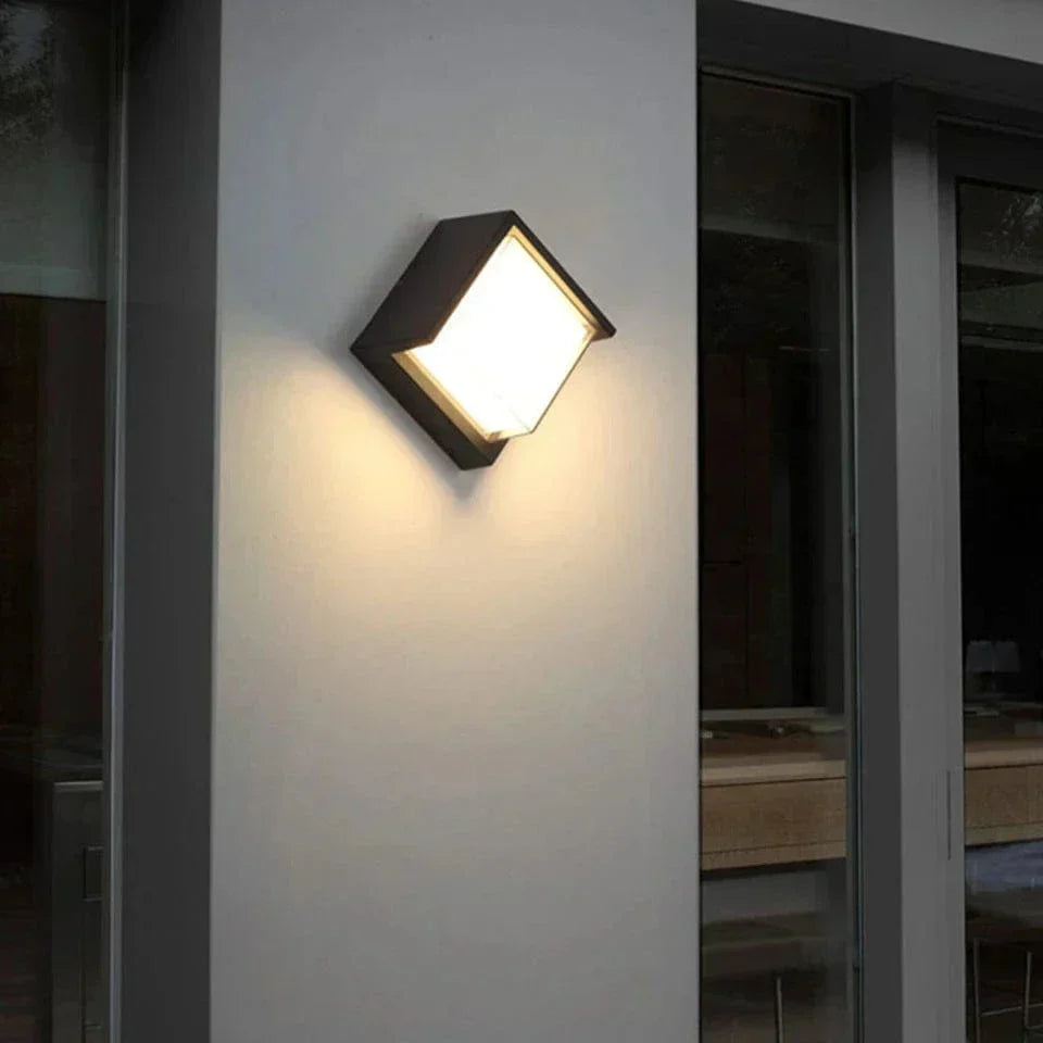 LED Buitenwandlamp met Bewegingssensor - Modern Design