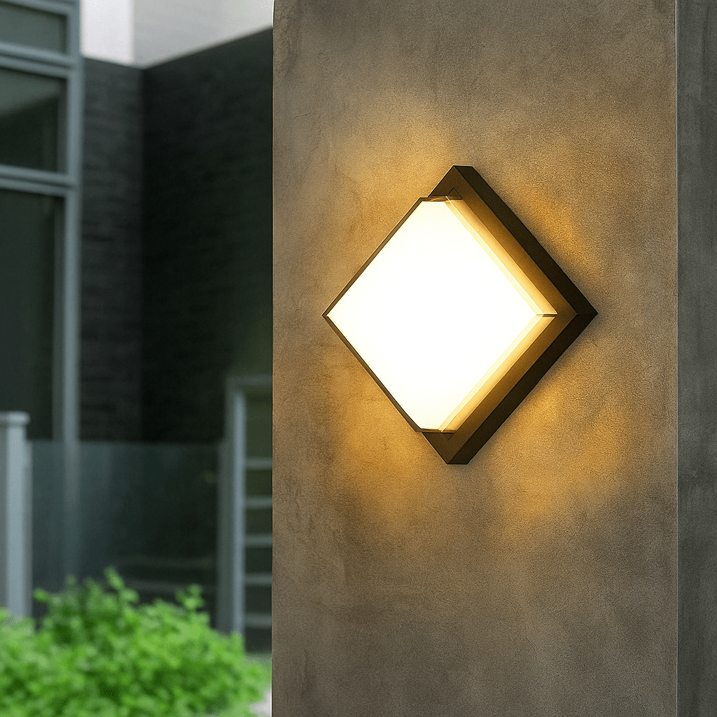 LED Buitenwandlamp met Bewegingssensor - Modern Design