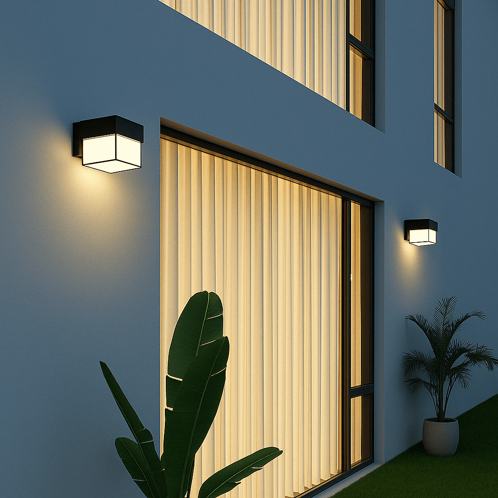 LED Buitenwandlamp met Bewegingssensor - Modern Design