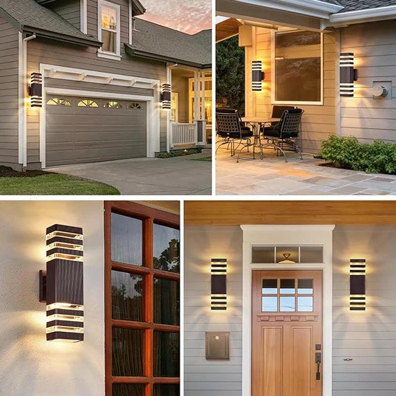 LED Buitenwandlamp – Modern IP65 Up & Down Design met E27 Fitting