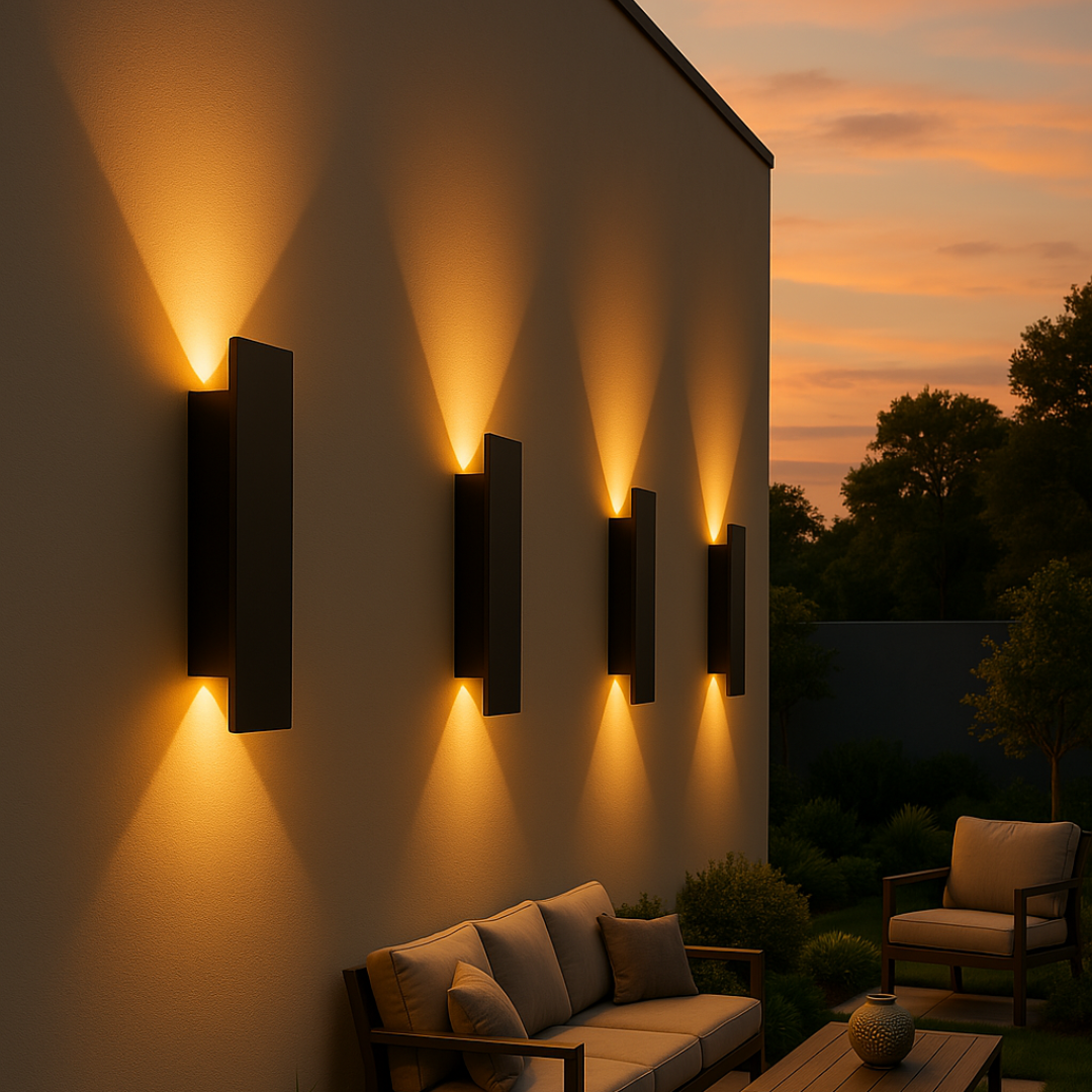 LED Buitenwandlamp Streamline – Waterdicht IP65 – Verkrijgbaar in 4 Maten