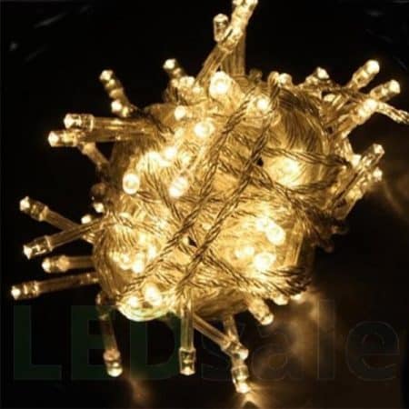 LED-lichtsnoer – 100 led's voor binnen en buiten, 10 meter, warmwit, rood, groen, meerkleurig of blauw