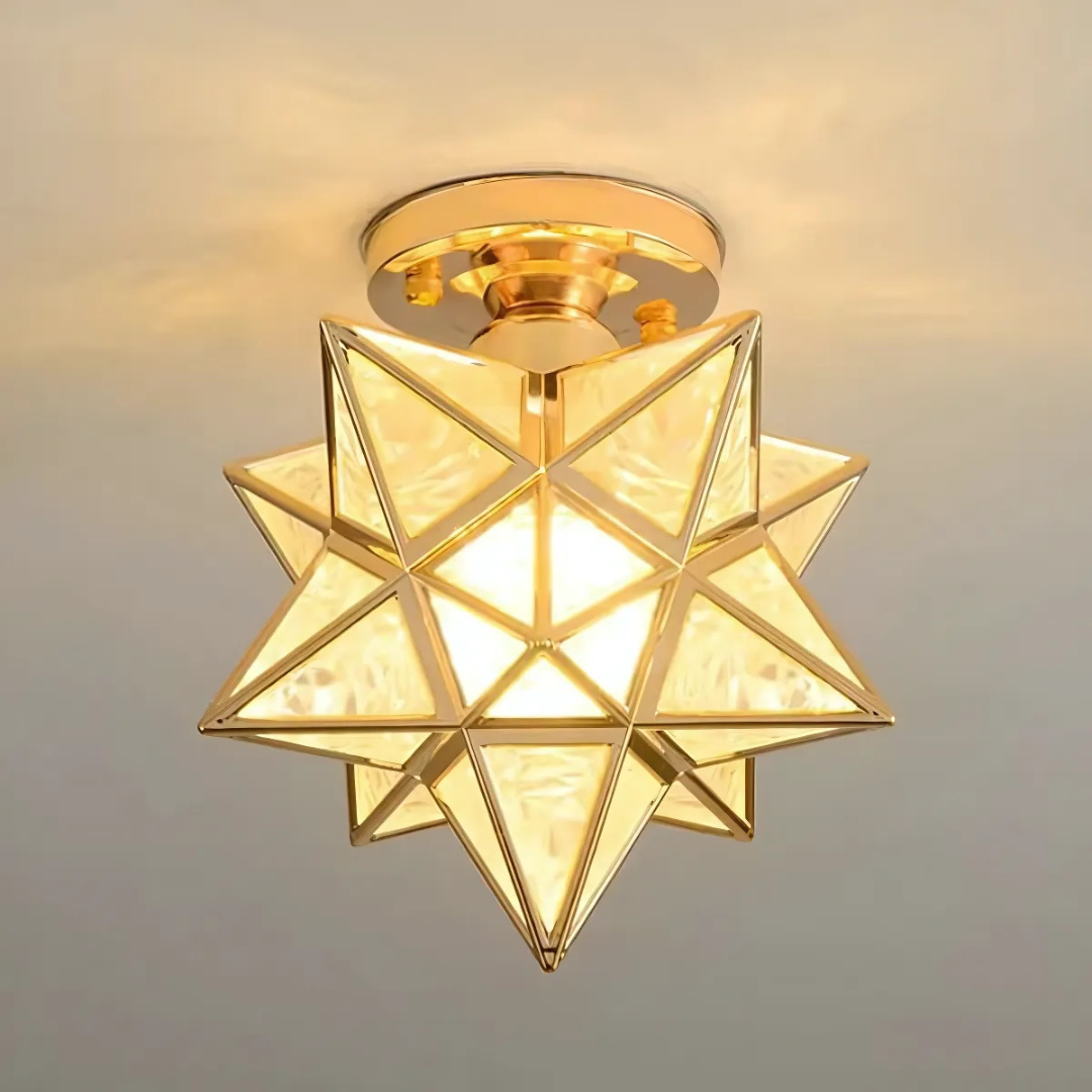LED plafondlamp | Elegante geometrische lamp in stervorm
