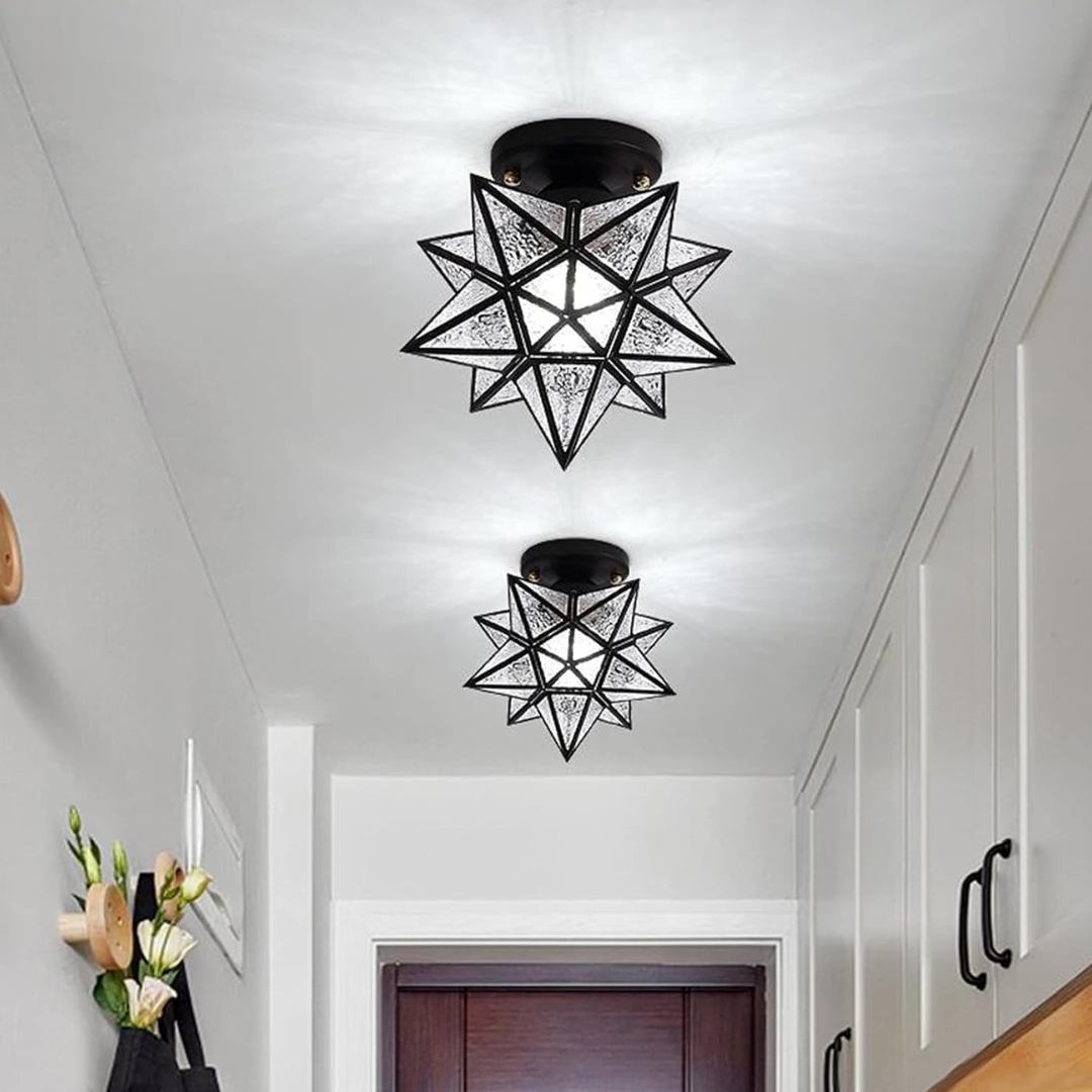 LED plafondlamp | Elegante geometrische lamp in stervorm