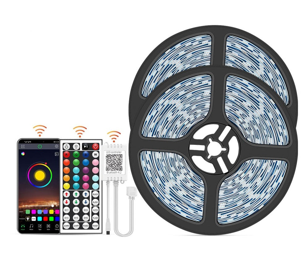 LED-strips van 10 m met kleurverandering en app-bediening