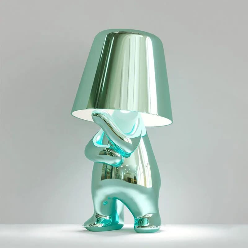 LED-tafellamp 'Denker' van hars