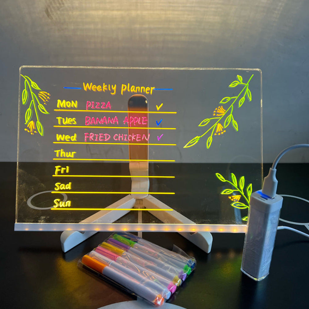 LED-tekentablet voor kinderen voor creatief en educatief plezier tijdens de feestdagen