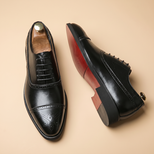 Leren Brogues voor Heren | Formele Veterschoenen
